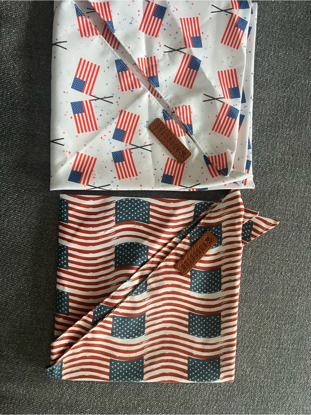 Patriotic American Flag Bandana Scarf - Red, White & Blue